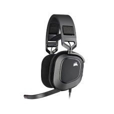 Corsair HS80 RGB USB Premium Gaming Headset with Dolby Audio 7.1 Surround Sound (Broadcast-Grade Omni-Directional Microphone, Memory Foam Earpads, High-Fidelity Sound, Durable Construction) Carbon